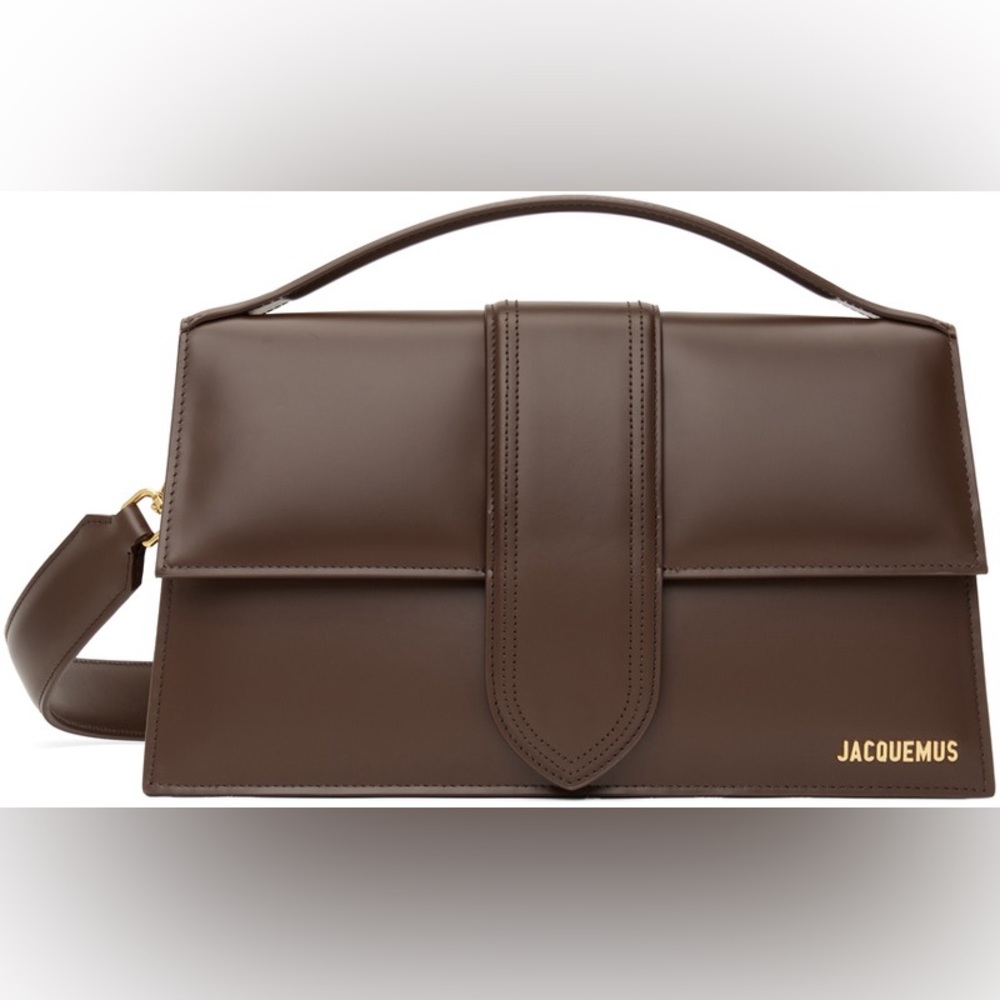 JACQUEMUS - Brown Le Raphia 'Le Grand Bambinou' Bag